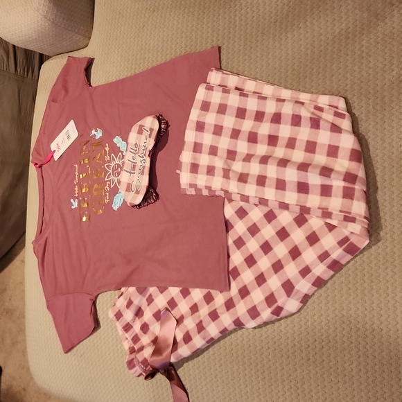 NWT Justice 3pc Pajamas - Picture 1 of 10